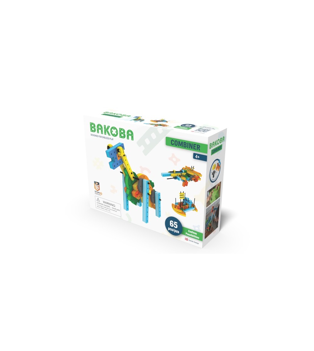 Joc de construit cu blocuri Combiner, Bakoba - Jocuri construcție
