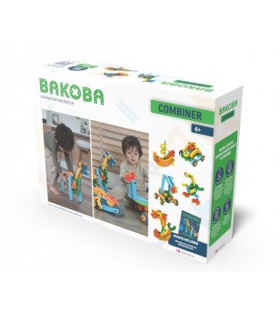 Joc de construit cu blocuri Combiner, Bakoba - Jocuri construcție