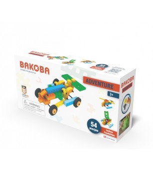 Joc de construit cu blocuri Adventure, Bakoba - Jocuri construcție