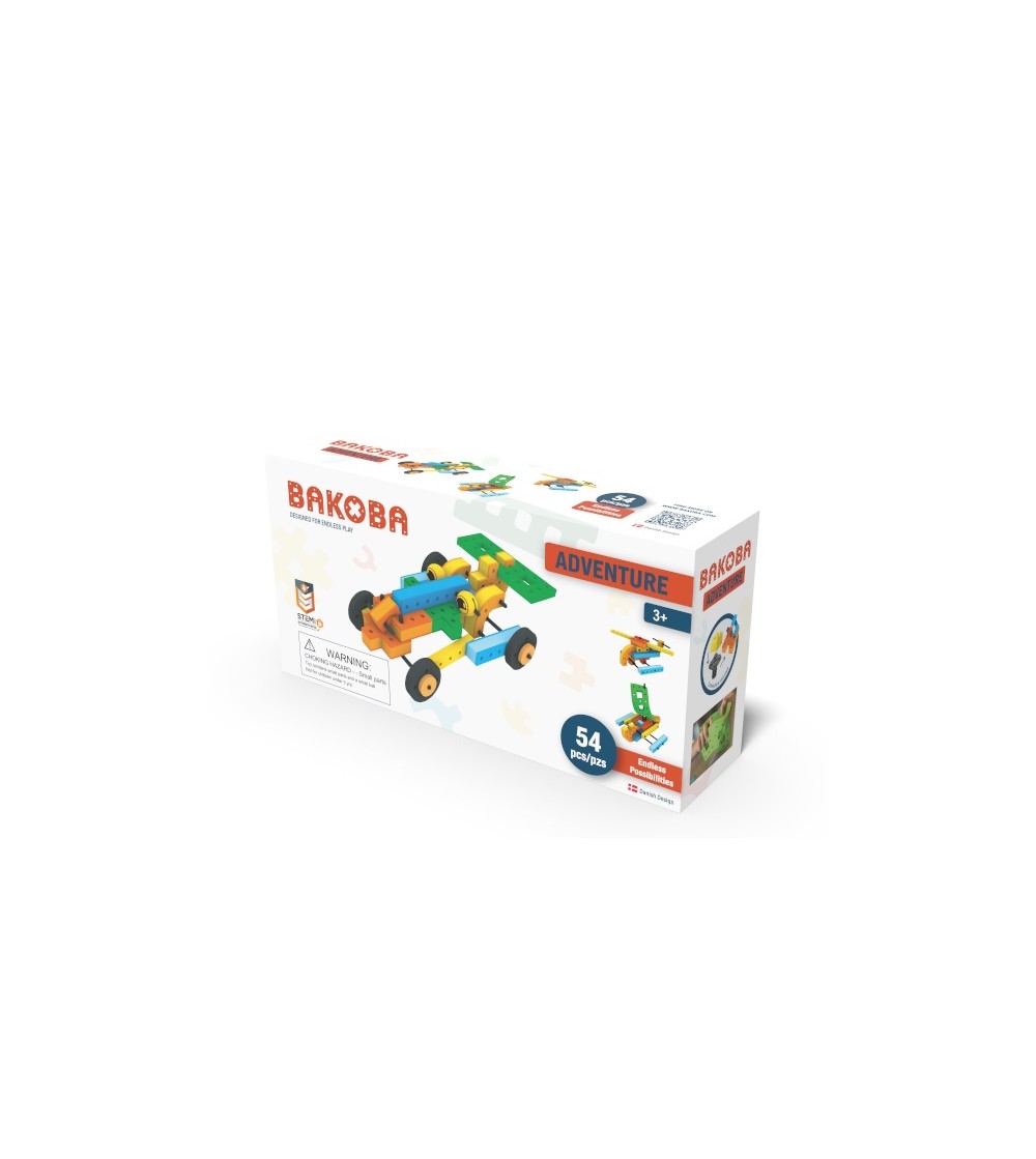 Joc de construit cu blocuri Adventure, Bakoba - Jocuri construcție