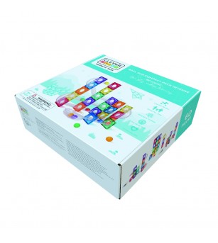 Set magnetic Circuit cu bile Compact 60 Piese, Cleverclixx - Acasa