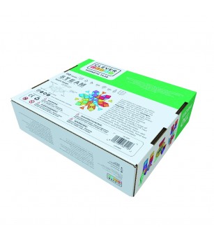 Set magnetic de construit Inventiv 110 piese, Cleverclixx - Acasa