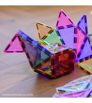 Set magnetic de construit Inventiv 110 piese, Cleverclixx - Acasa