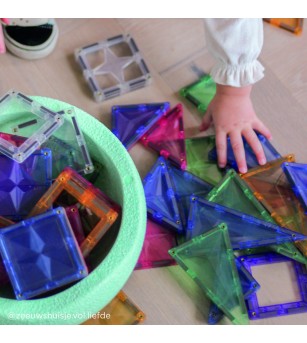 Set magnetic de construit Inventiv 110 piese, Cleverclixx - Acasa