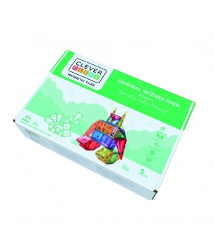 Set magnetic de construit Inventiv 60 piese, Cleverclixx - Acasa