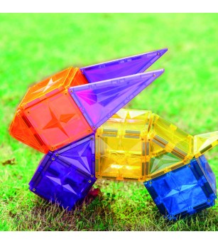 Set magnetic de construit Inventiv 60 piese, Cleverclixx - Acasa
