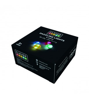 Set Bile Luminoase, Dazzling Lights 4 piese, Cleverclixx - Acasa