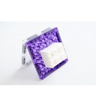 Set magnetic de construit Brick Tiles 16 piese, Cleverclixx - Acasa