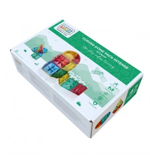 Set magnetic de construit Dome 47 piese, Cleverclixx - Acasa