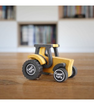 Set de constructie Ferma cu tractor Nathan, Croc toys - Vehicule de jucărie