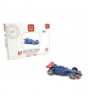 Set de constructie masina de curse, Croc toys - Vehicule de jucărie