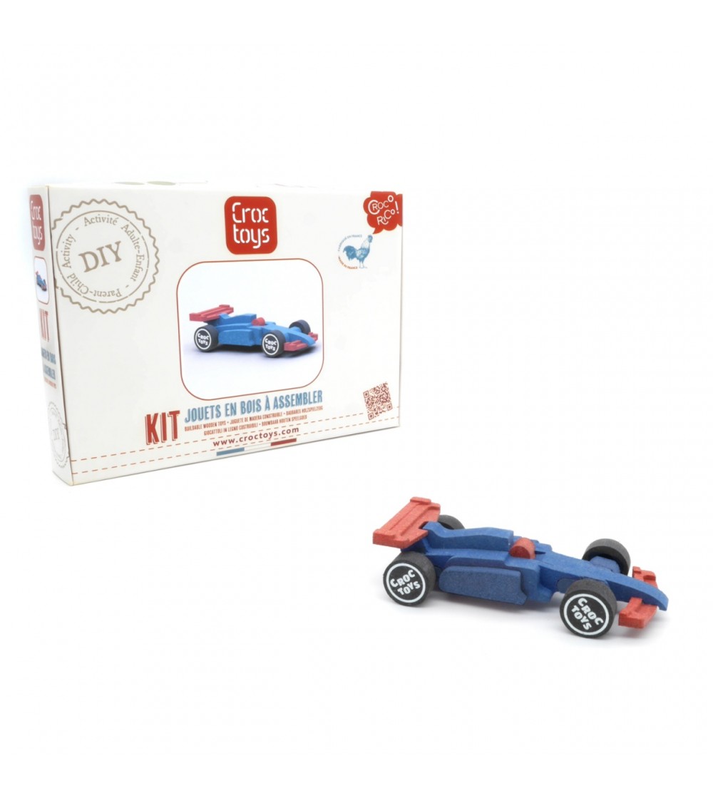 Set de constructie masina de curse, Croc toys - Vehicule de jucărie