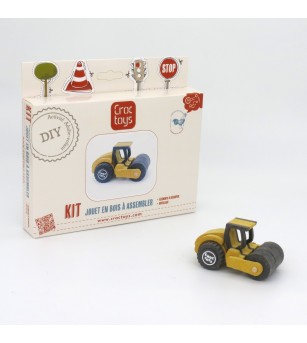 Set de constructie vehicul de santier Buldozerul Fleur, Croc toys - Vehicule de jucărie
