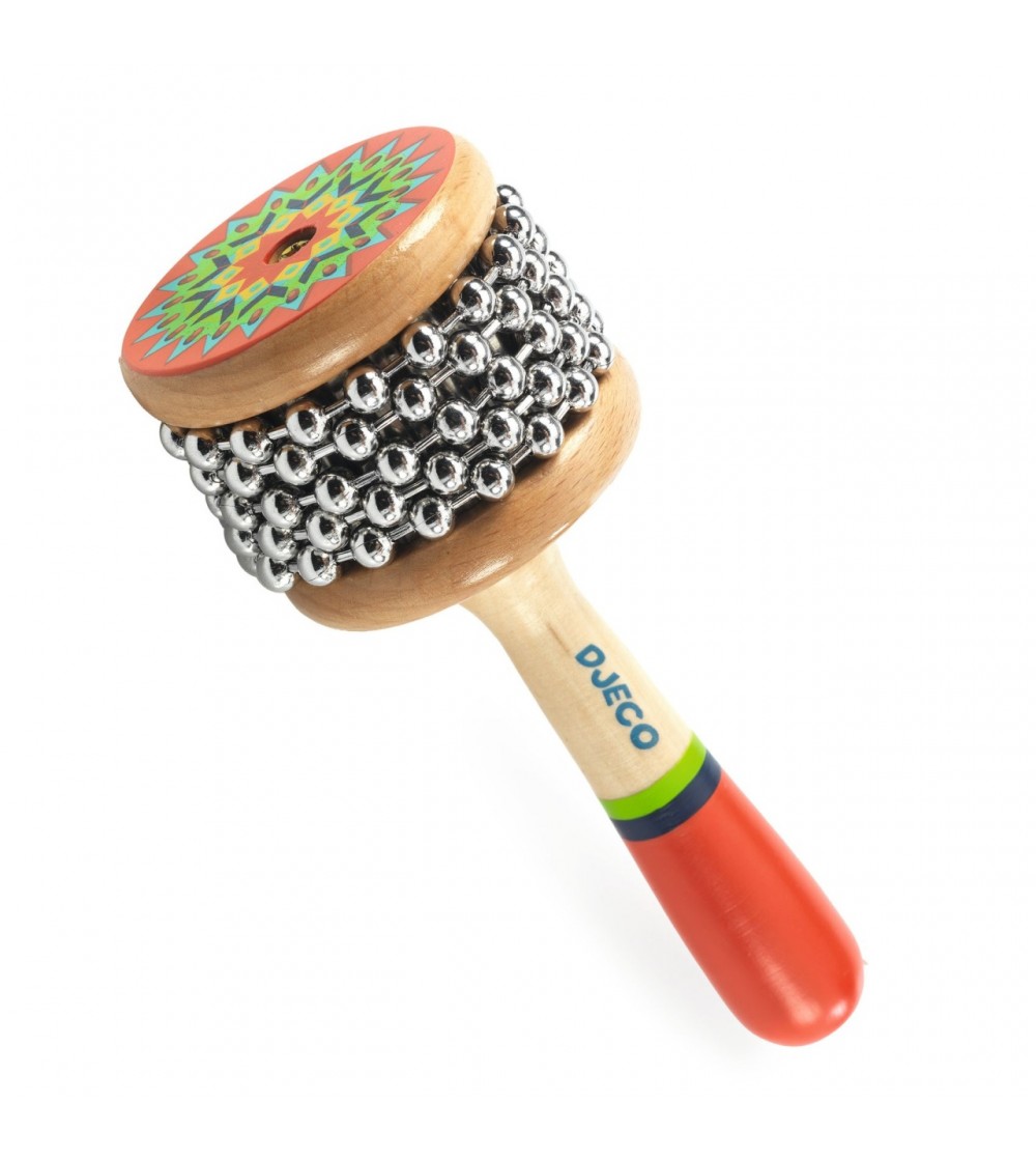 Instrument muzical Mini cabasa, Djeco - Acasa