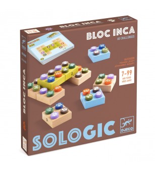 Joc de logica Bloc Inca, Djeco - Jocuri logică