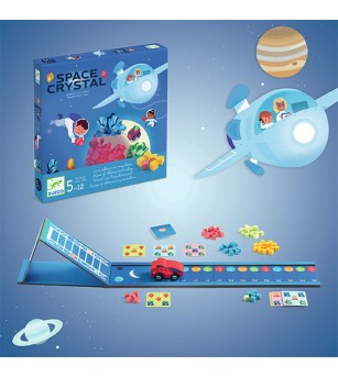 Joc de societate Cristale spatiale, Djeco - Jocuri de masă