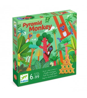 Joc de societate Pyramid Monkey, Djeco - Jocuri de masă