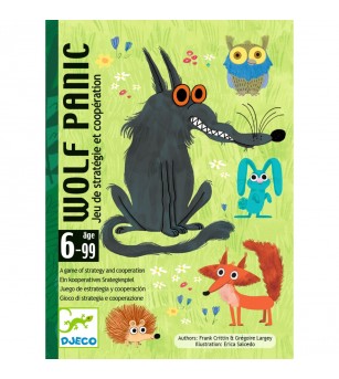 Joc de cooperare cu carti Wolf Panic, Djeco - Jocuri de cooperare