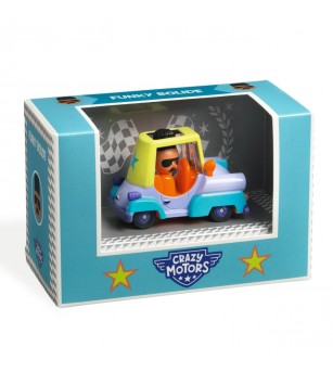 Masina de curse Funky Bolide Colectia Crazy Motors, Djeco - Vehicule de jucărie