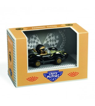 Masina de curse Fangio Octo Colectia Crazy Motors, Djeco - Vehicule de jucărie