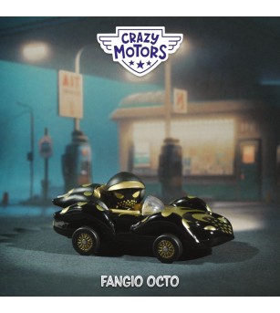 Masina de curse Fangio Octo Colectia Crazy Motors, Djeco - Vehicule de jucărie