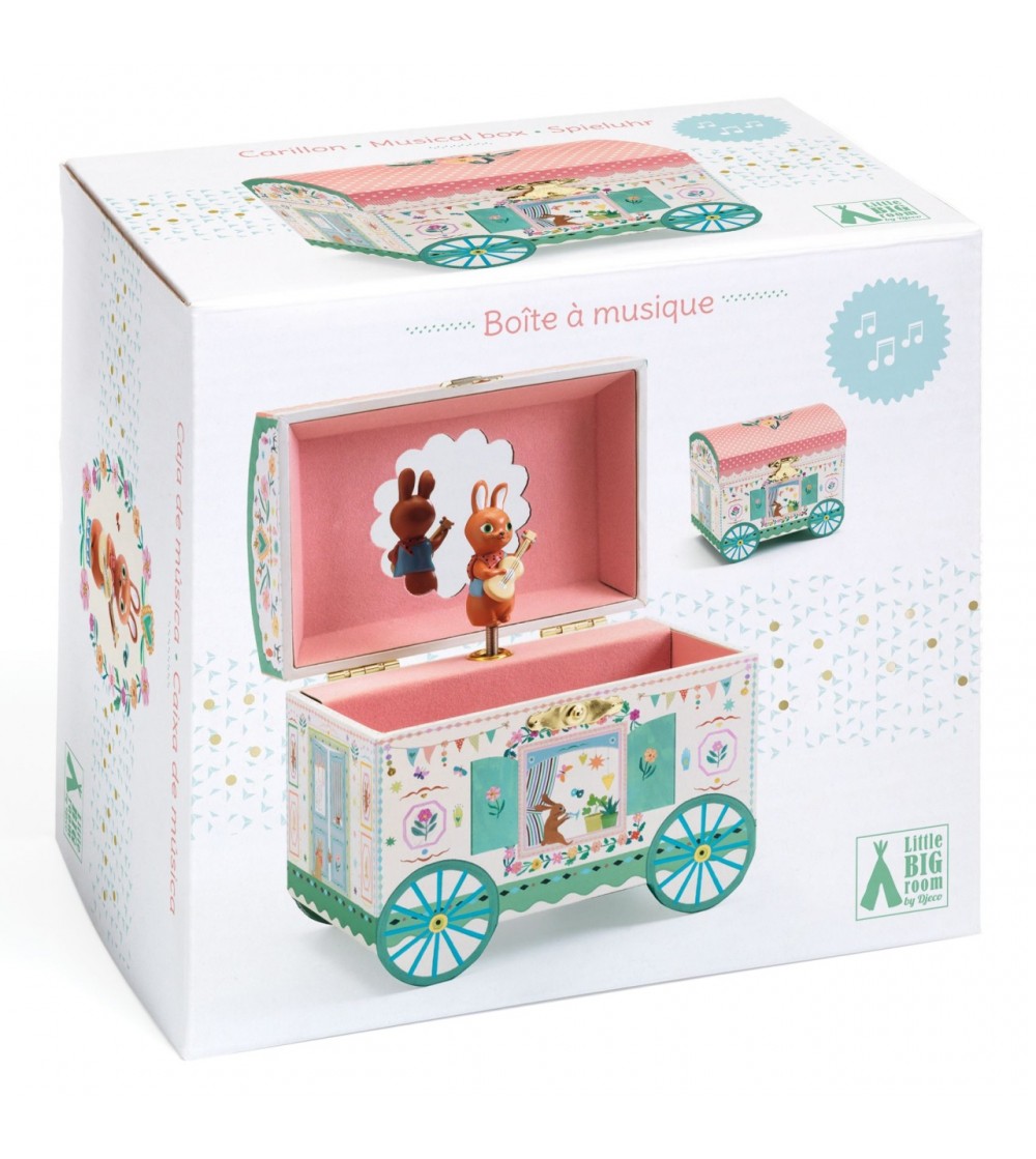 Cutie muzicala Enchanted Caravan, Djeco - Instrumente muzicale