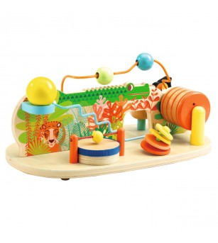 Centru de activitati cu multi sunete, Djeco - Jucării de lemn si Montessori