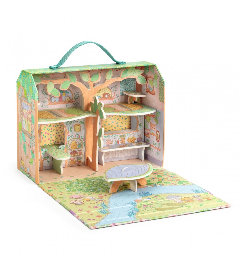 Colectia Tinyly Casuta din padure, Djeco - Jocuri de rol