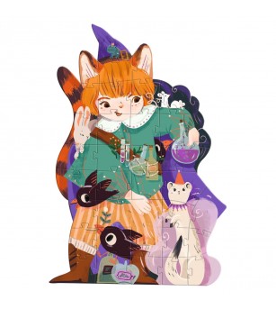 Puzzle gigant Magicianul Pio, Djeco - Puzzle-uri