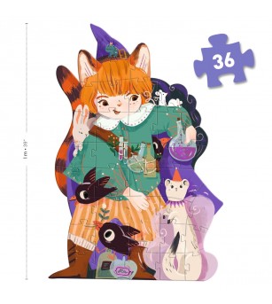 Puzzle gigant Magicianul Pio, Djeco - Puzzle-uri