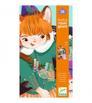 Puzzle gigant Magicianul Pio, Djeco - Puzzle-uri