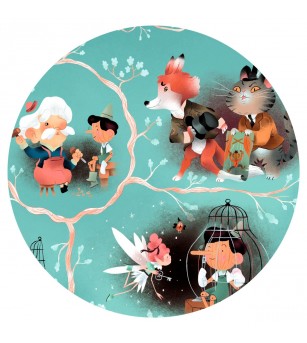 Puzzle poveste Pinocchio, Djeco - Puzzle-uri