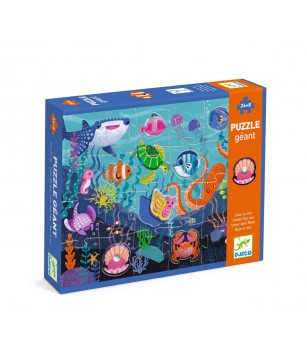 Puzzle gigant Aventuri in mare, Djeco - Puzzle-uri