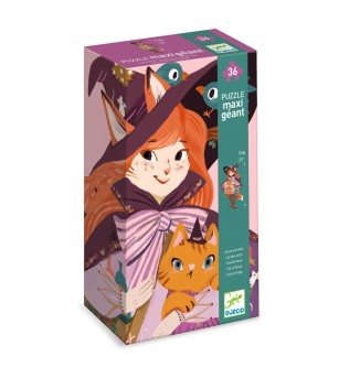 Puzzle gigant Vrajitoarea Lily, Djeco - Puzzle-uri