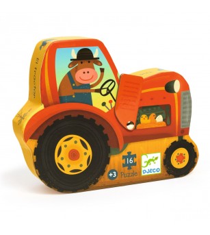 Puzzle Tractor, Djeco - Puzzle-uri