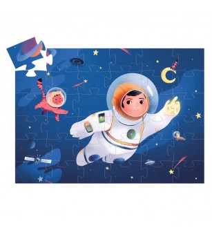 Puzzle Astronaut pe luna, Djeco - Puzzle-uri