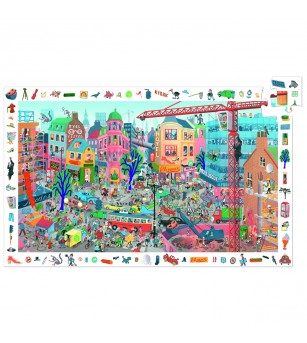 Puzzle observatie Orasul, Djeco - Puzzle-uri