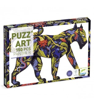 Puzzle Puzz'Art Pantera neagra, Djeco - Puzzle-uri
