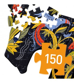 Puzzle Puzz'Art Pantera neagra, Djeco - Puzzle-uri