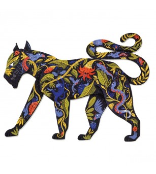 Puzzle Puzz'Art Pantera neagra, Djeco - Puzzle-uri