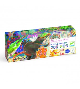 Puzzle galerie Trupa muzicala din padure, Djeco - Puzzle-uri