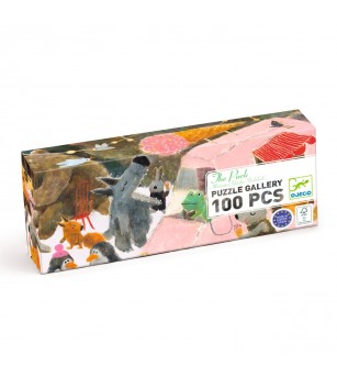 Puzzle galerie Fiesta animalelor, Djeco - Puzzle-uri