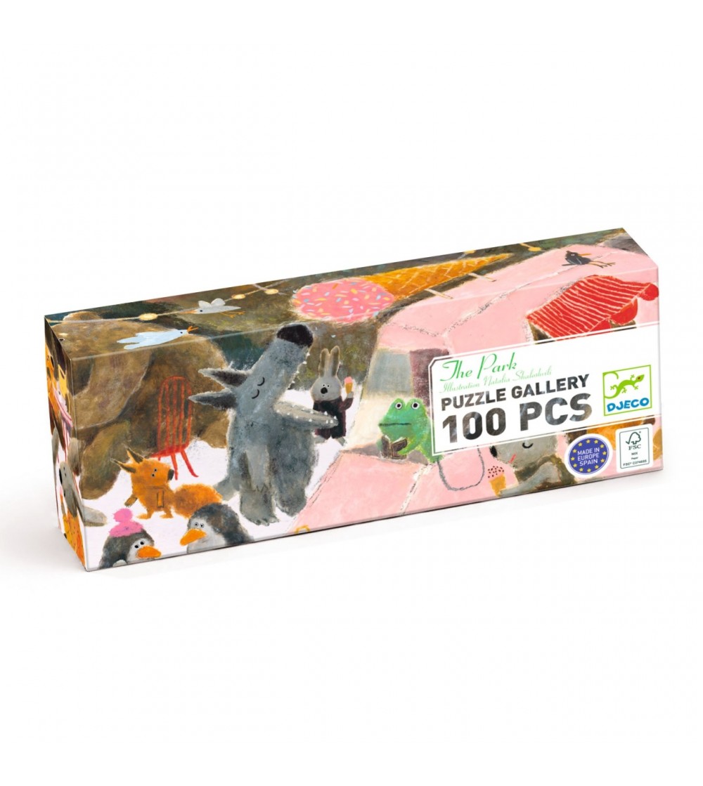Puzzle galerie Fiesta animalelor, Djeco - Puzzle-uri