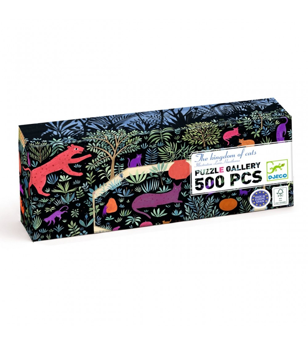 Puzzle galerie Regatul pisicilor, Djeco - Puzzle-uri