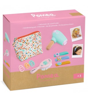 Colectia Pomea Set de coafura pentru papusi, Djeco - Jocuri de rol