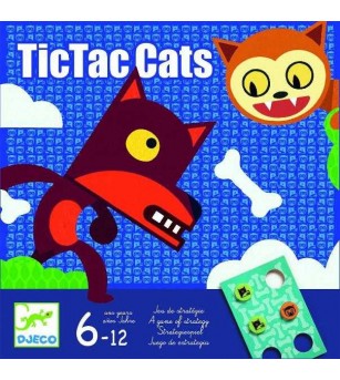 Joc TicTac Cats, Djeco - Jocuri de masă