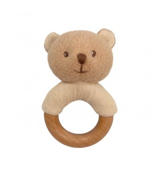 Zornaitoare din lemn Ursuletul Marcel, Egmont Toys - Jucării de lemn si Montessori