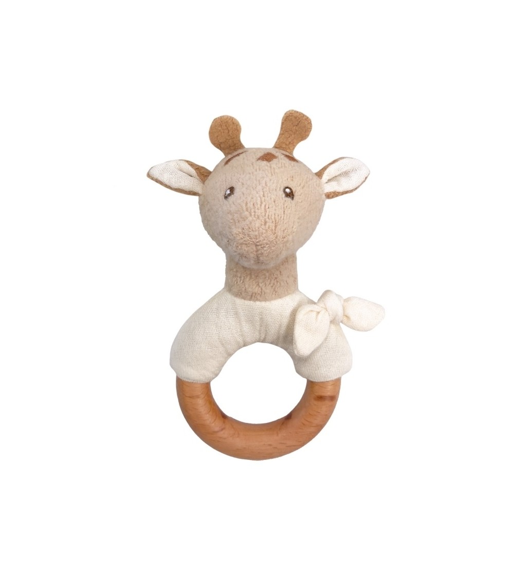 Zornaitoare din lemn Girafa Leoni, Egmont Toys - Jucării de lemn si Montessori