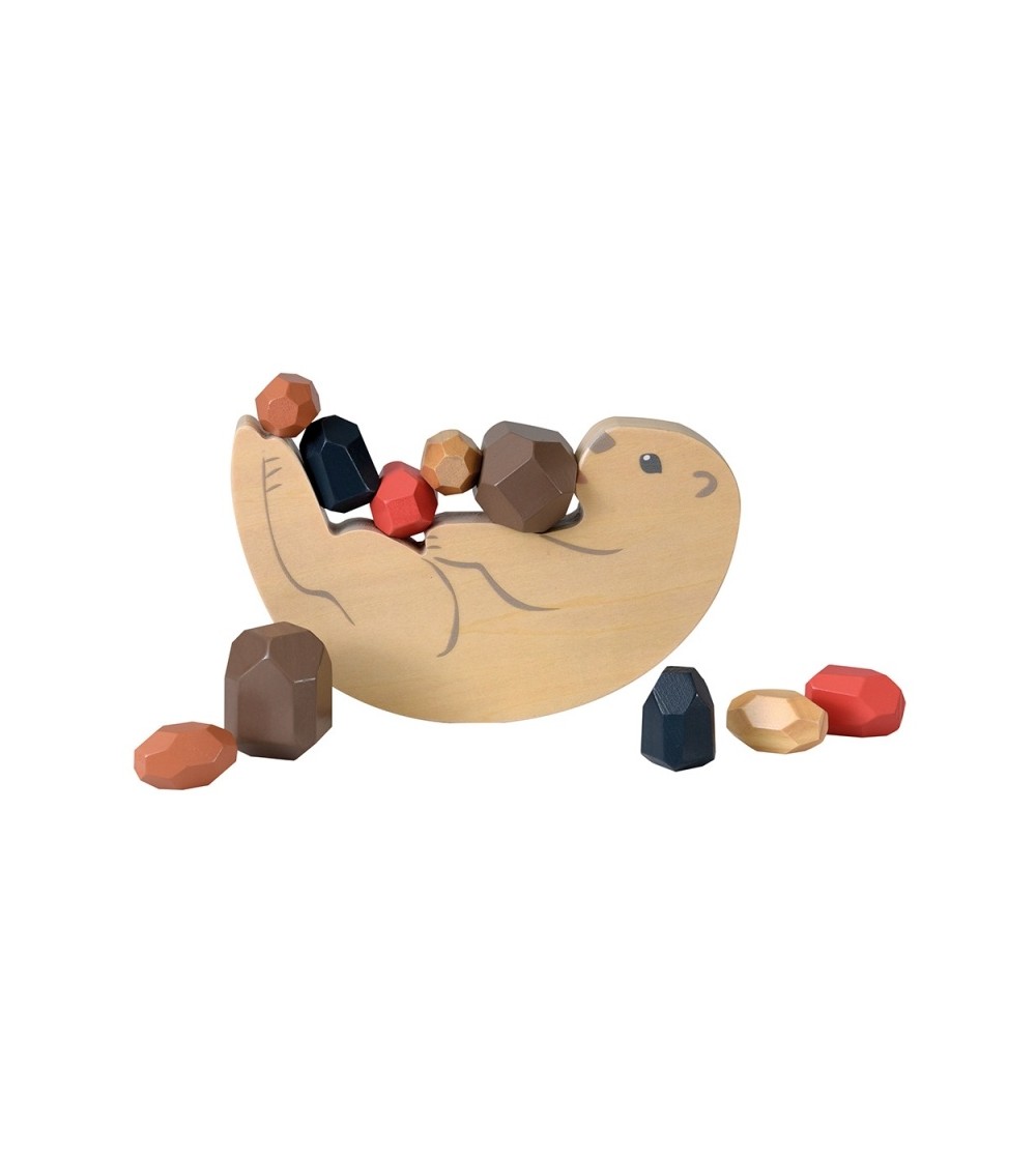 Joc de echilibru Vidra, Egmont Toys - Jucării de lemn si Montessori