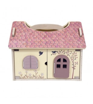 Casuta de papusi cu 2 ursuleti de plus, Egmont Toys - Jucării de lemn si Montessori